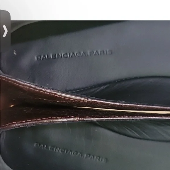 Balenciaga flats brown EUC - Picture 6 of 10